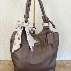 Coach Parker Bag - Etsy COACH Parker Hobo Leather Shoulder Bag