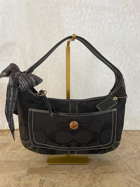 バッグ old COACH ergo leather shoulder bag y2k 2000s Coach Patchwork Ergo Shoulder Bag 🦋🪼S♡LD🦋🪼 Good