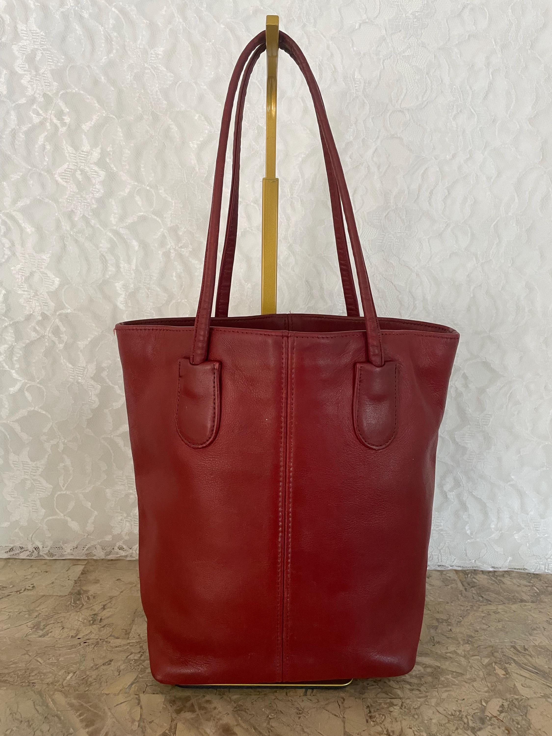 バッグ OLD COACH Large tote bag RED OLD COACH Large tote bag RED