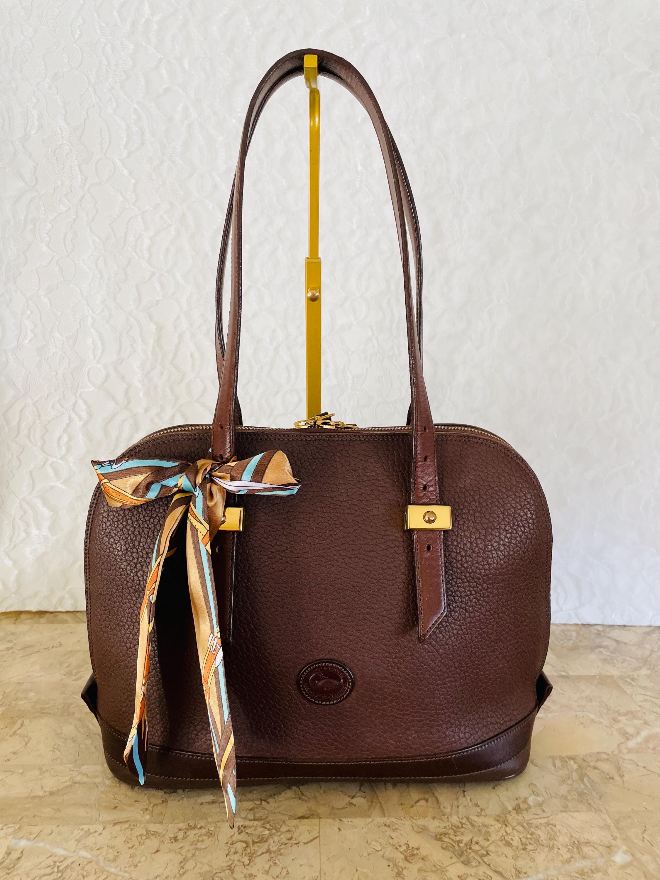 DOONEY&BOURKE ハンドバッグ ブラウン ヴィンテージ アヒル Heritage