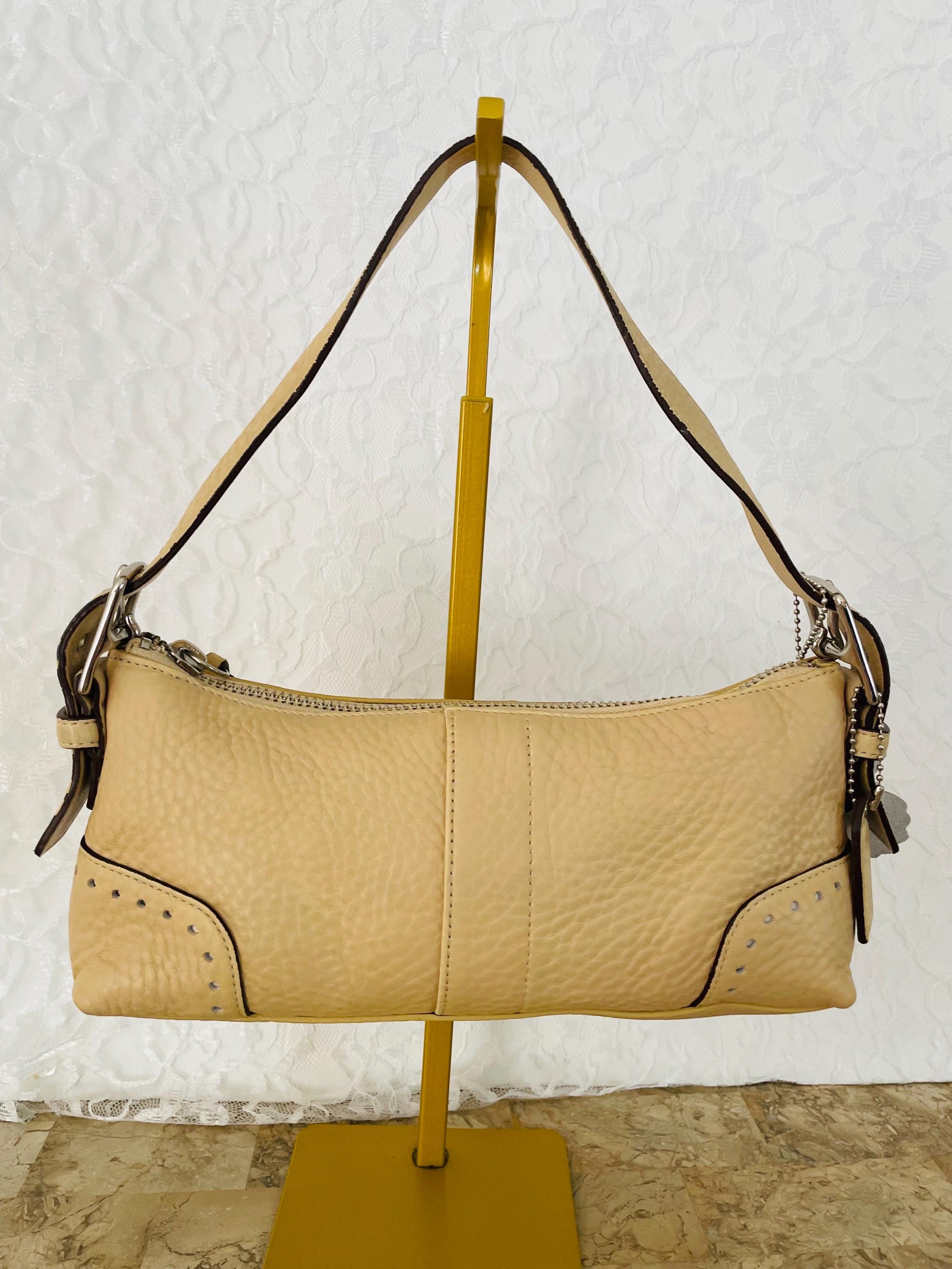 Coach Vintage Hamilton Sand Small/mini Baguette Pebble