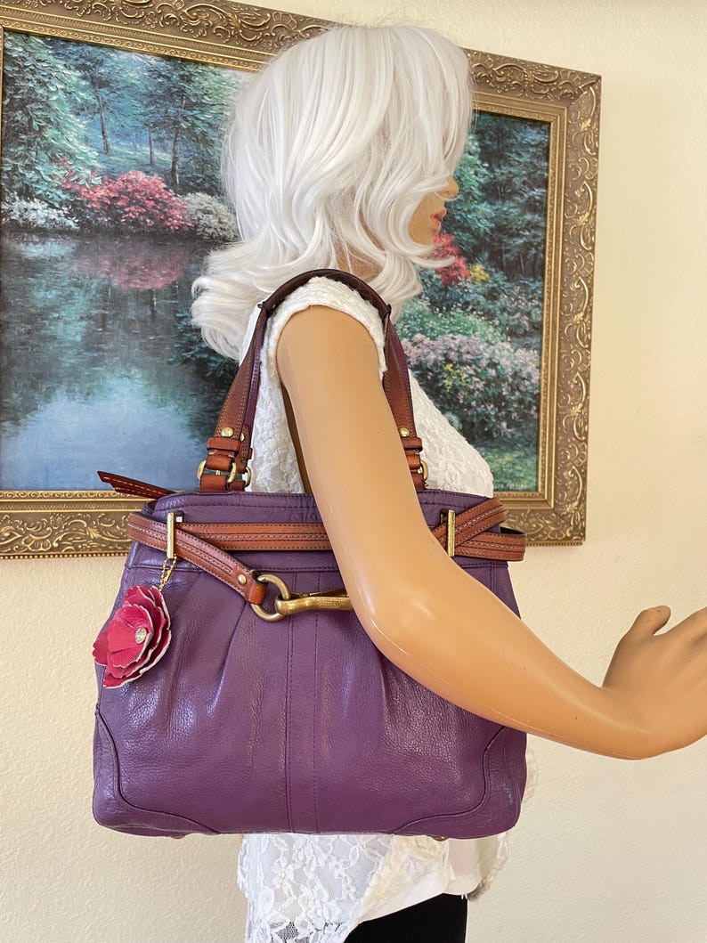 Coach Bag Bundle: leather and jacquard shoulder bags image 4