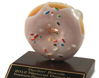 Donut Trophy - Doughnut Lover Gift, Funny Police Gift, Policeman Trophy, Donut Eating Contest Award, Bake off Trophy, Baking Trophies