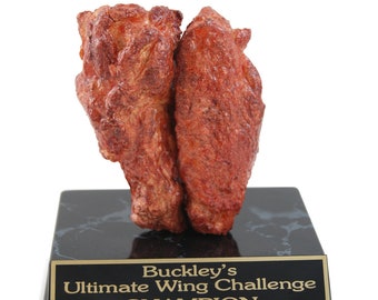 Chicken Wing Trophy - Chicken Wing Lover Gift, Chicken Wing Eating Contest Award, Best Chicken Wing Cook Off Trophies