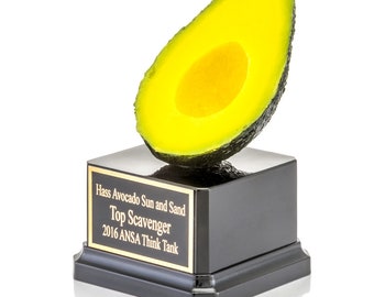 Avocado Trophy - Avocado Lover Gift, Best Guac Guacamole Award, Cute Avocado Present