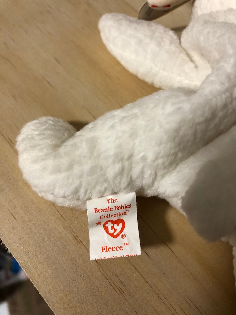 Fleece Beanie Baby, TY Beanie Baby, Lamb Beanie Baby Etsy