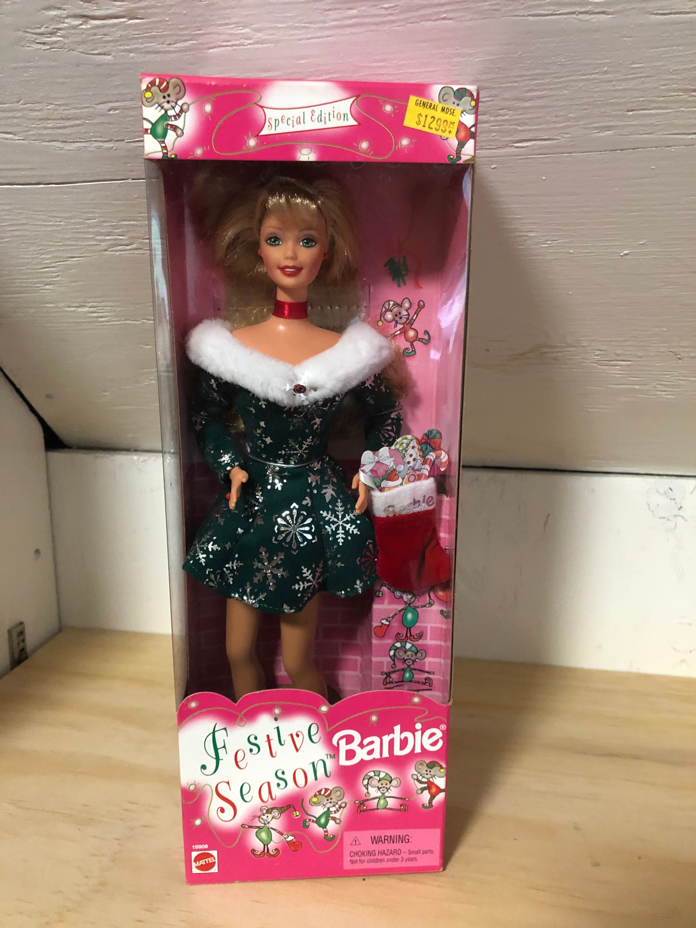 Dolls & Action Figures Dolls Festive Season Barbie Toys & Games awaji
