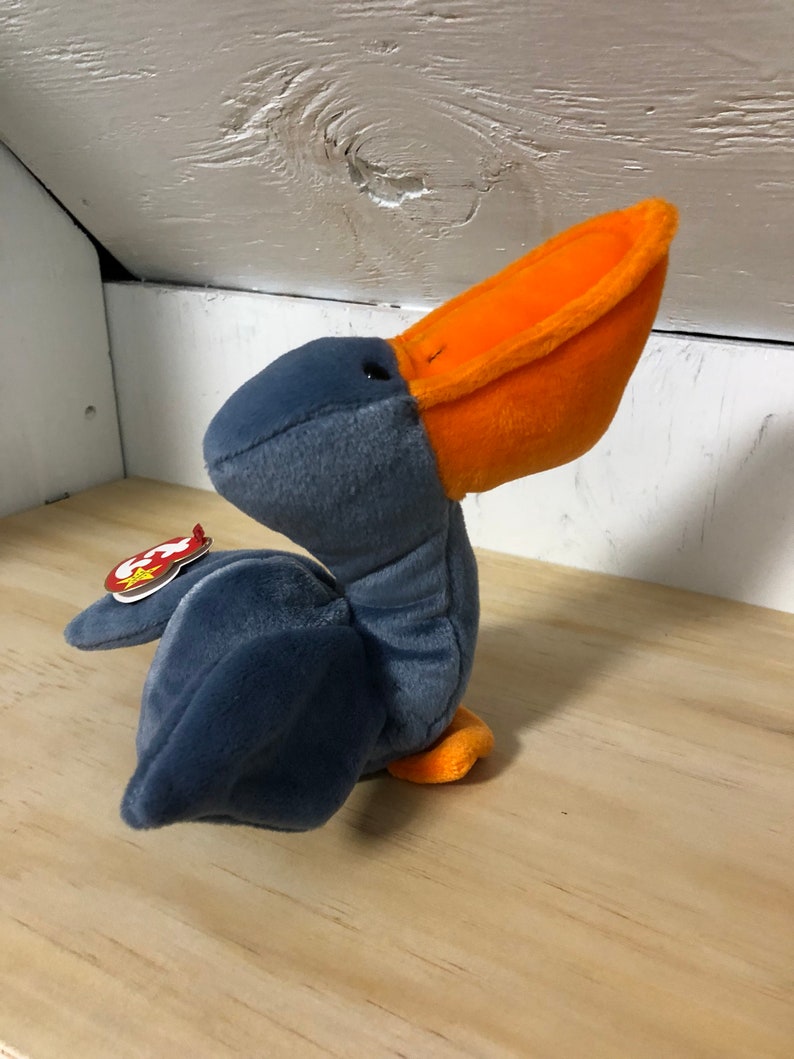 Scoop Beanie Baby TY Beanie Baby Pelican Beanie Baby - Etsy