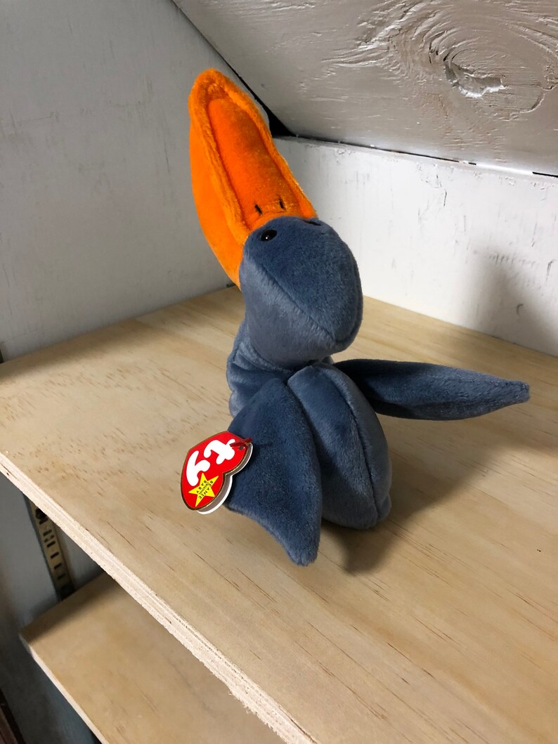 Scoop Beanie Baby TY Beanie Baby Pelican Beanie Baby - Etsy