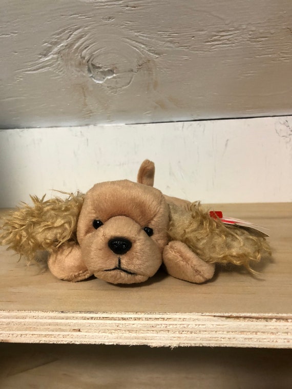 Spunky Beanie Baby TY Beanie Baby Cocker Spaniel Beanie Baby Etsy