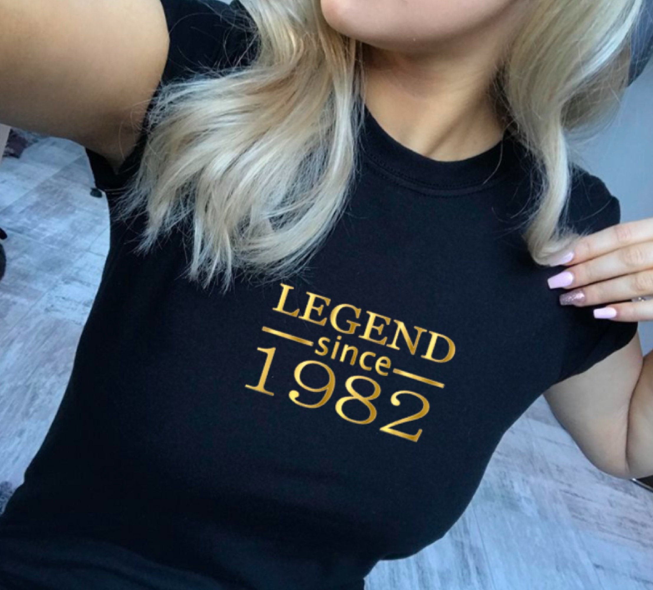 40Th Birthday T-Shirt, Legend Since 1982 T-Shirt, Gift, Idea, Gift