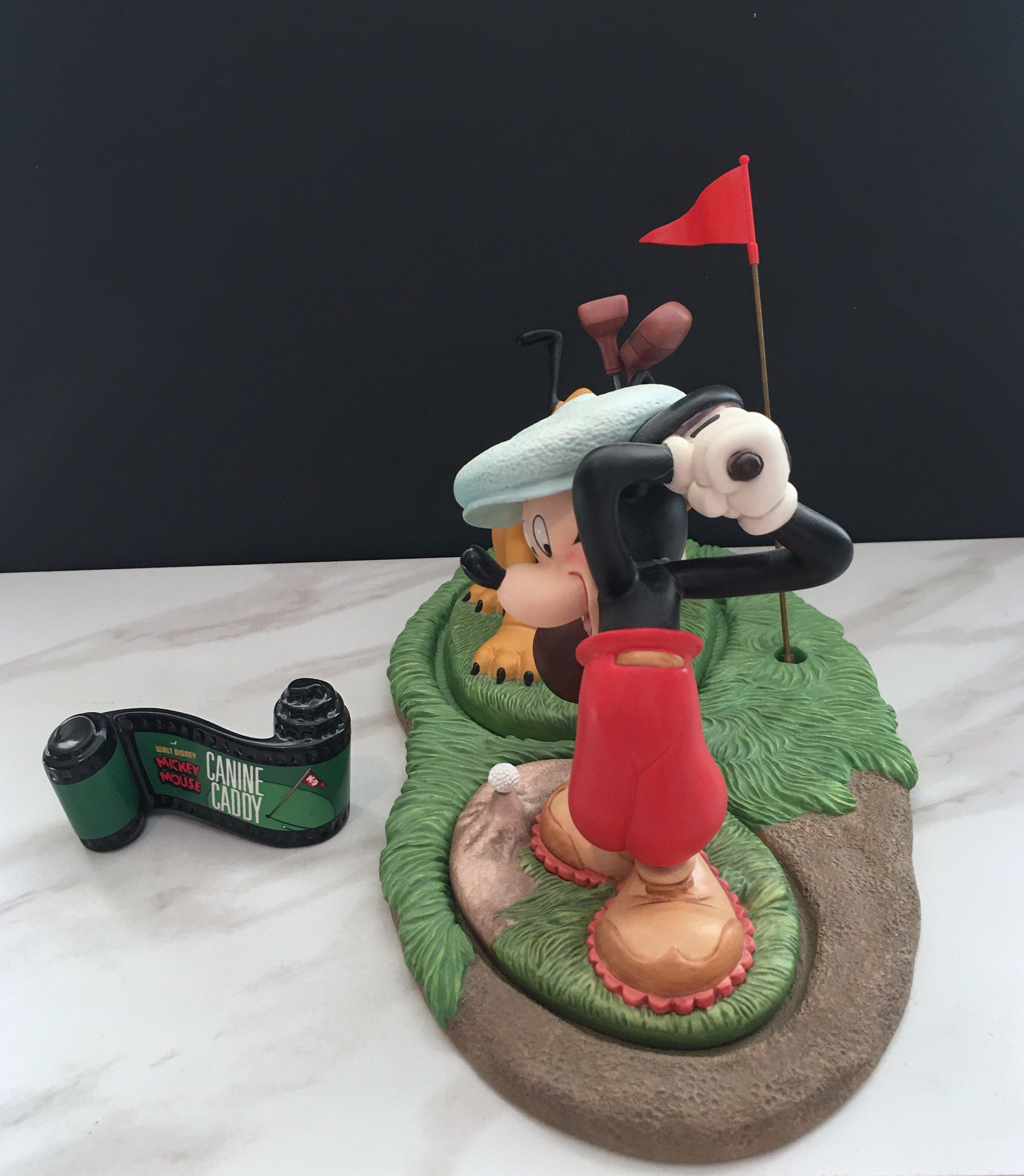 Rare Vintage Disney Canine Caddy Mickey Pluto Golf Etsy