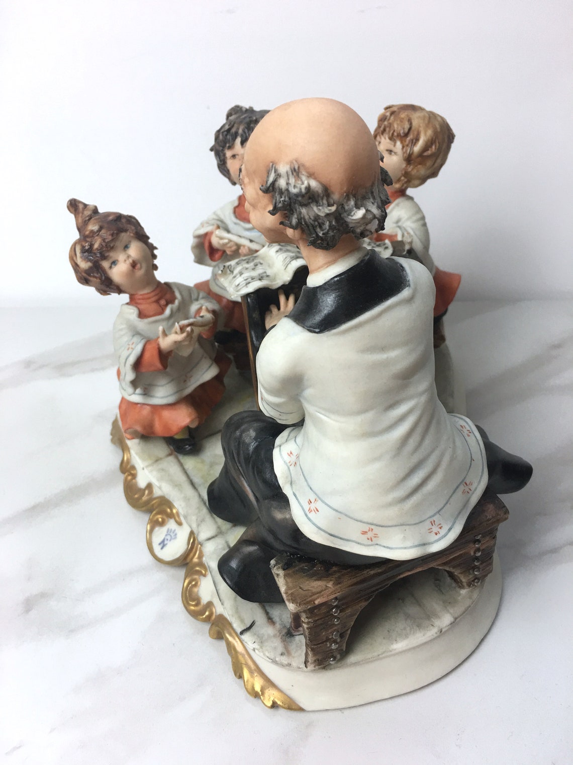 Vintage Rori Capodimonte Figurine. This Vintage Figurine Depicts a