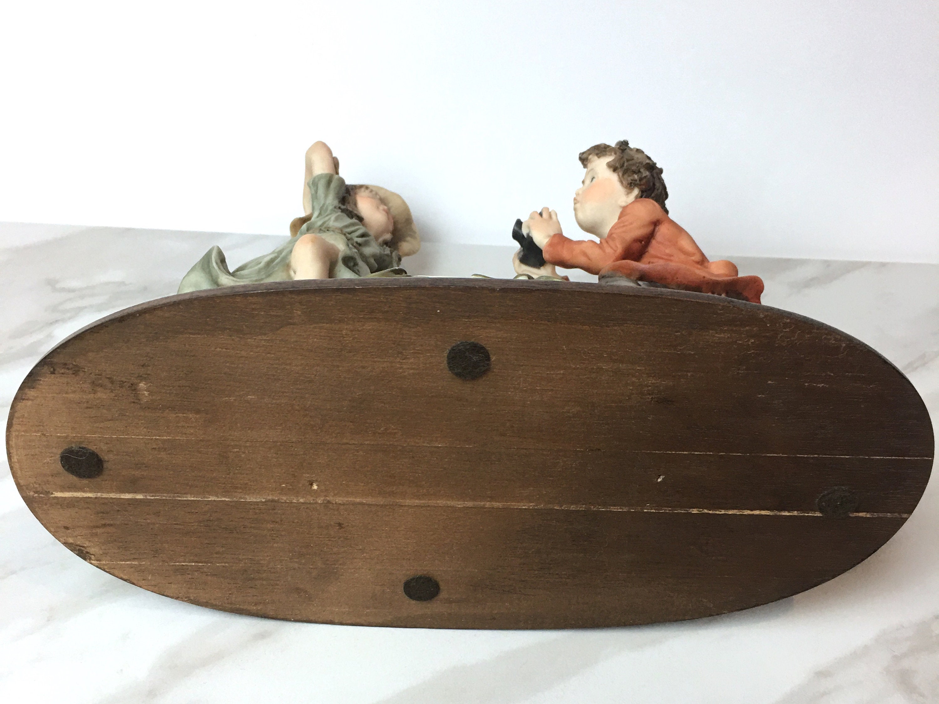 Vintage Capodimonte Figurine. This Vintage Figurine Depicts a Etsy