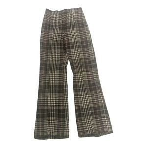 70s Check Pants - Etsy
