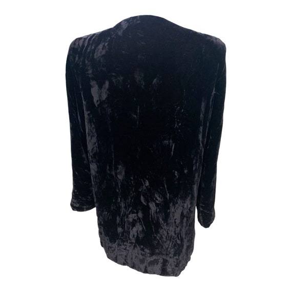 Vintage 1960s Black Velvet Cape W/ Sequins Create… - image 7