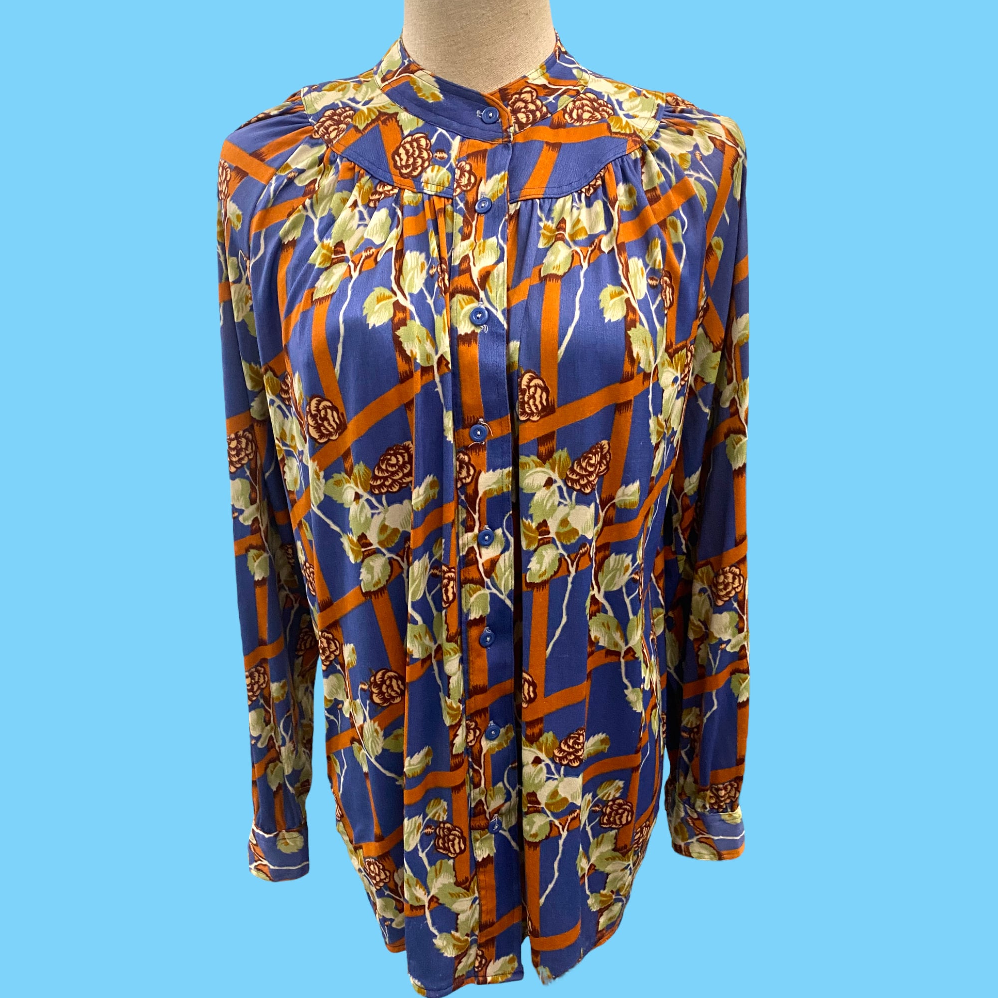 【CARAME】vintage floral print ブラウス 4Y 70's Vintage Limerix by Huk A Poo Retro Floral Blouse - Medium - Etsy