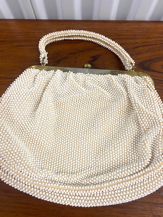 Vintage 1960's Corde Beaded Bag by Lumured Made in