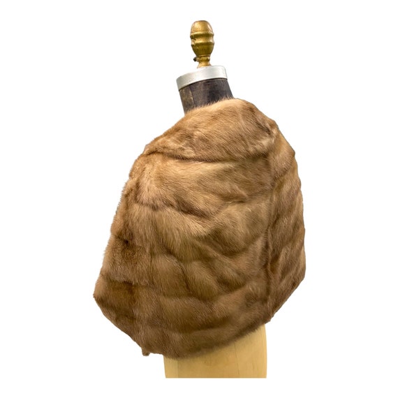 Vintage 1950s Mink Fur Stole - image 6