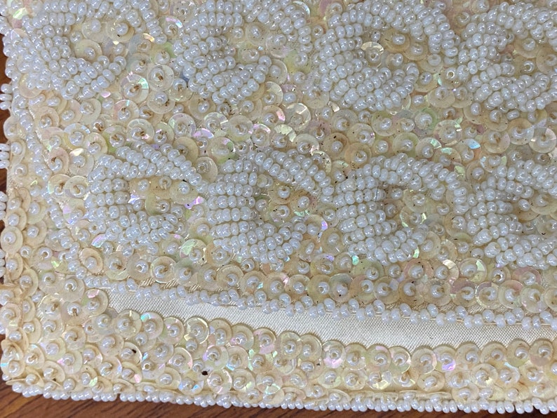 Vintage Mid Century La Regale Beaded Evening Purse Clutch image 3