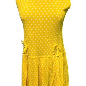 Womens Yellow Polka Dot Dress - Etsy Womens Yellow Polka Dot Dress - Etsy