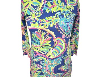 Vestido de cuello barco Marlowe de Lilly Pulitzer (talla XS)