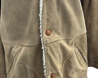 Vintage Sears Fieldmaster Jacket Mens 40 Regular Suede Leather