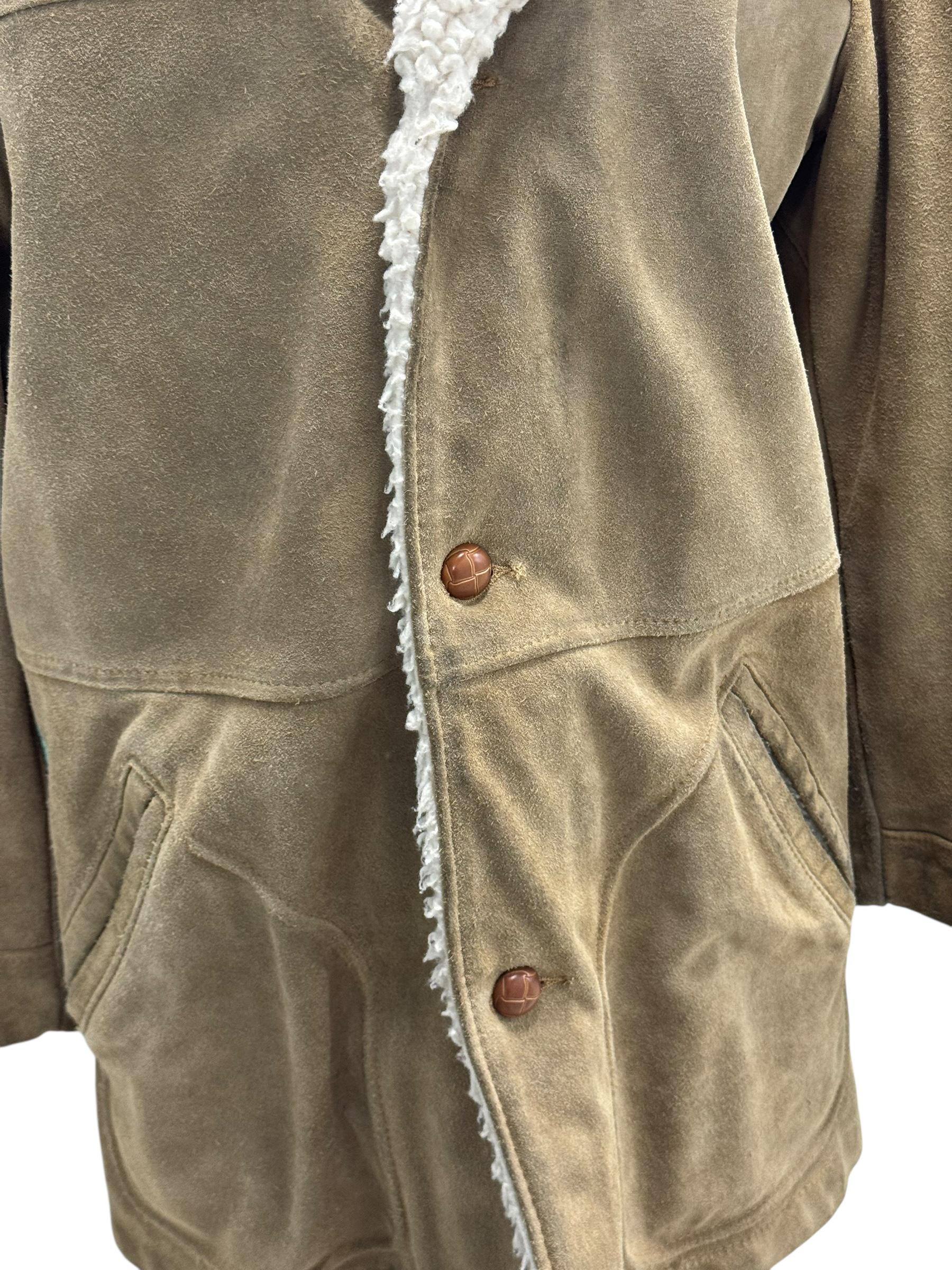 Vintage Sears Fieldmaster Jacket Mens 40 Regular Suede Leather