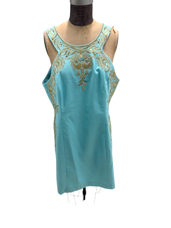 light blue slip dress mini Lilly Dress main image 1