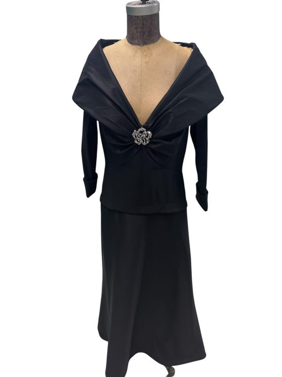 black cocktail dress size 12 Vintage Tadashi Collection Evening Party classy black cocktail dress Buy Quiz Women Solid old_id:10163 this black midi cocktail Maternity
