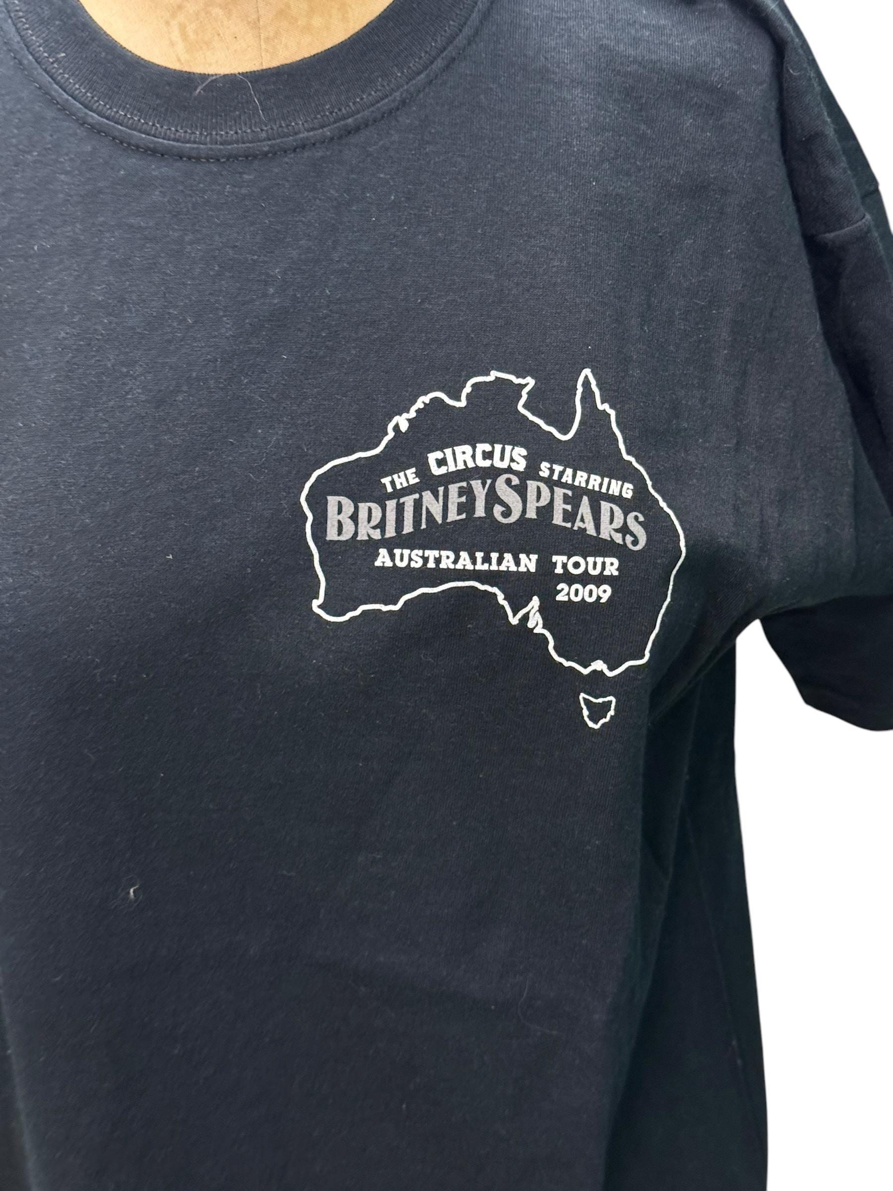Britney Spears Australian 2009 Circus Tour Backstage Staff T-shirt