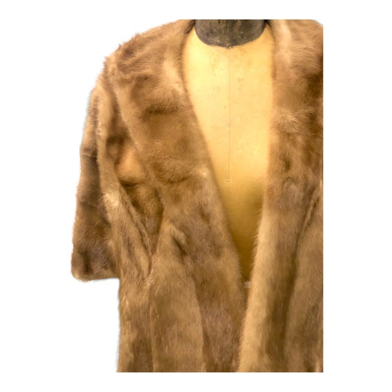 Vintage 1950s Mink Fur Stole - image 2