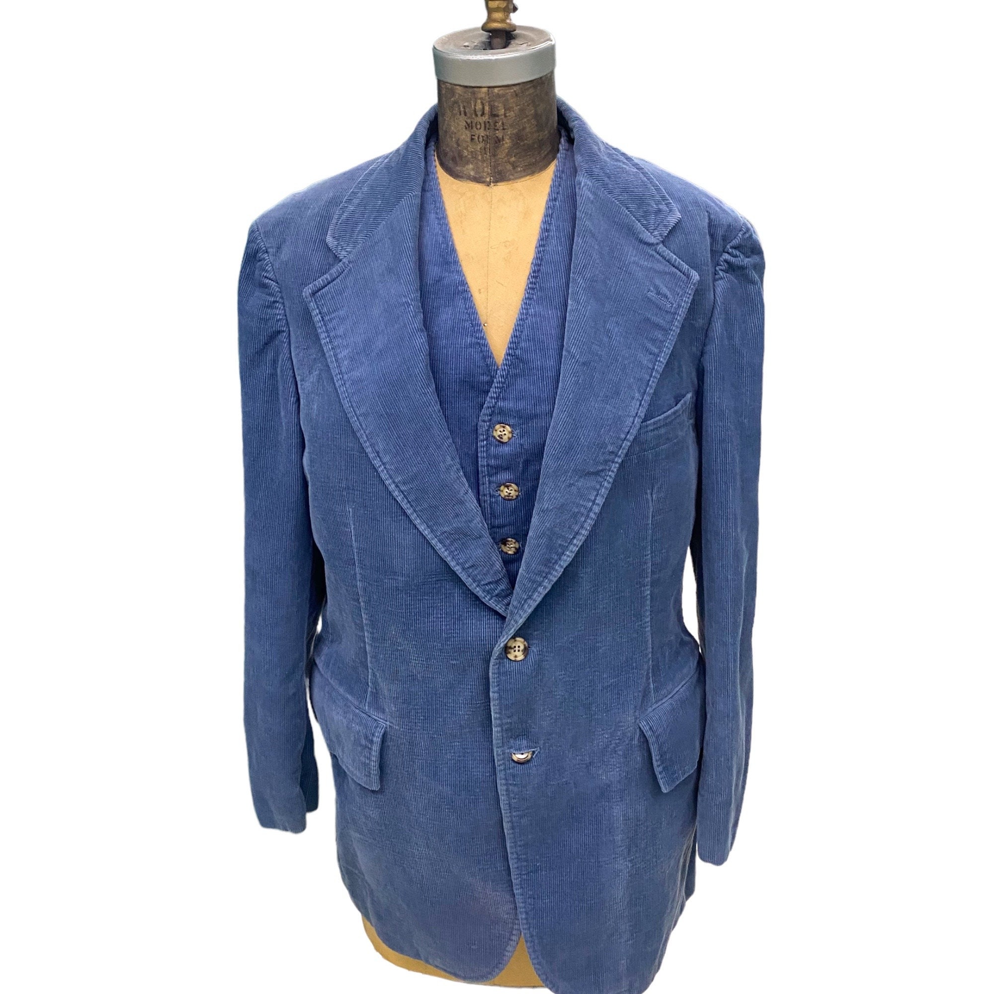 PROPOSITION Corduroy Jacket In Blue 新品