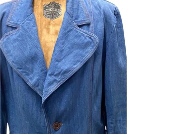 denim blazer men
