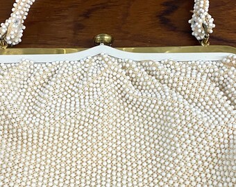 ヴィンテージ 1960年代 コーデ ビーズバッグ ルムレッド製 アメリカ製