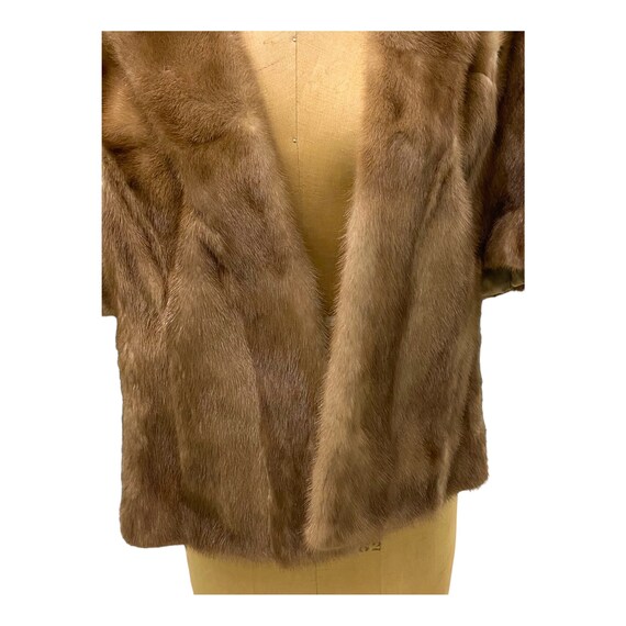 Vintage 1950s Mink Fur Stole - image 4