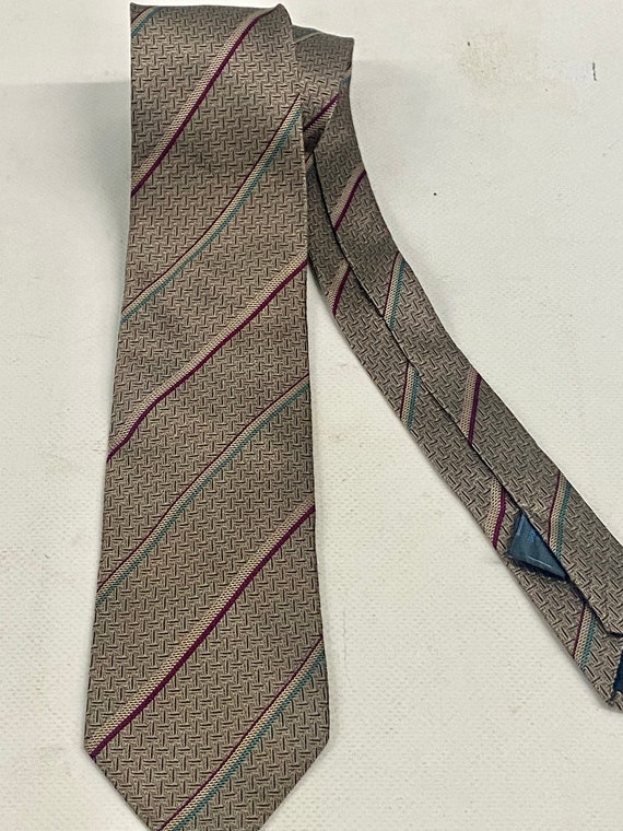Vintage Fendi Roma Striped Tie