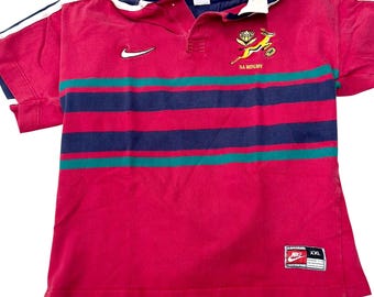 Vintage Nike ラグビー ポロシャツ O2 Vintage 90's Nike O2 England Rugby Jersey Polo Rugby Shirt