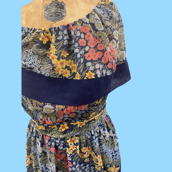 Vintage 1970's Boho Chic Hippy Multi Layered Maxi… - image 3