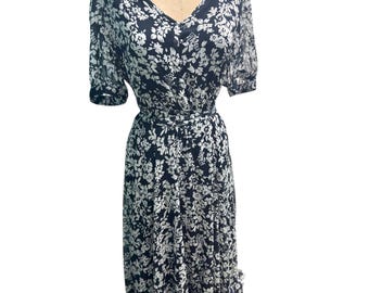 sachin and babi light blue dress Calvin Klein Floral-Print Chiffon Maxi Dress main image 0