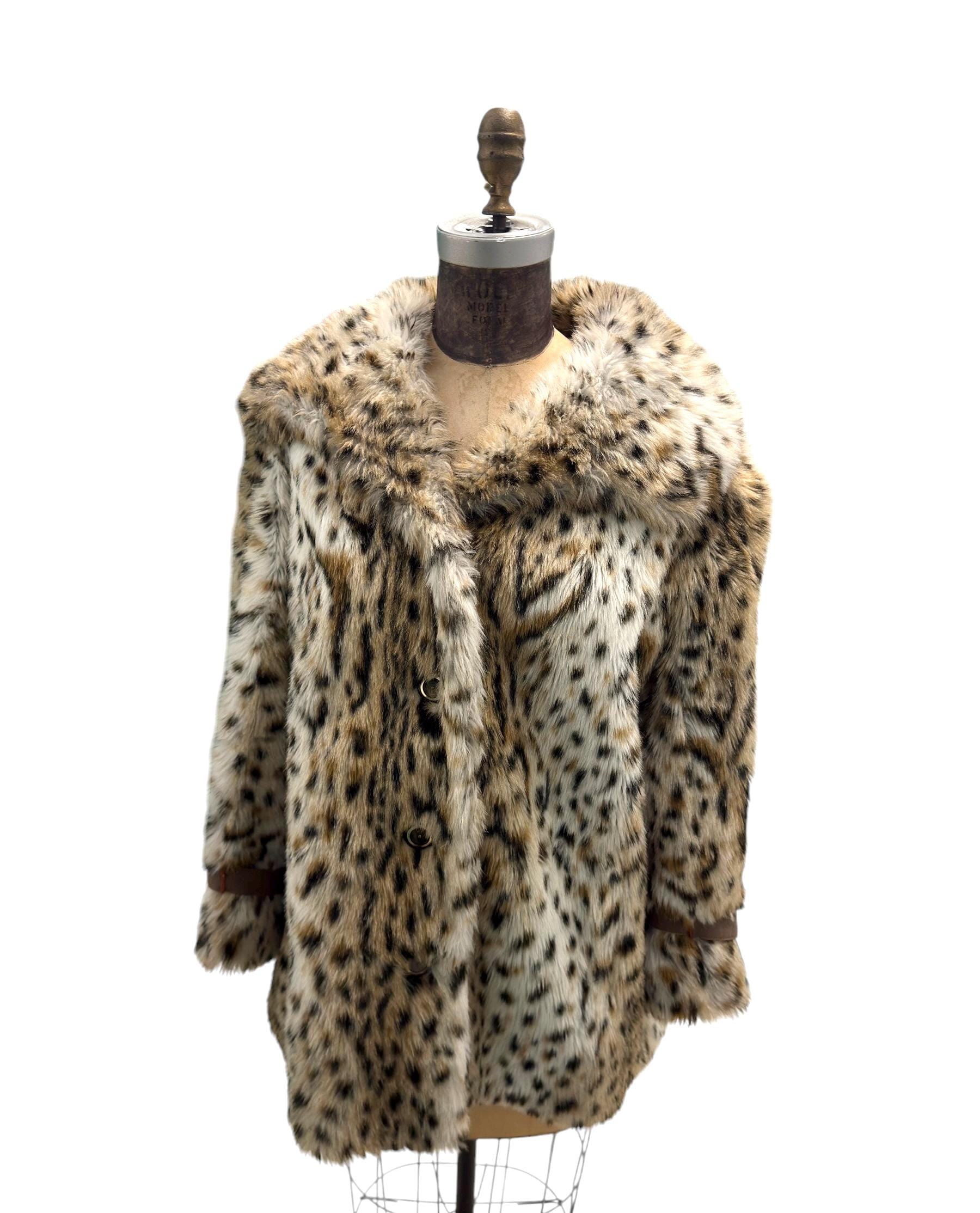 Leopard Antique Furs GORGEOUS Antique Authentic Full Length Cat