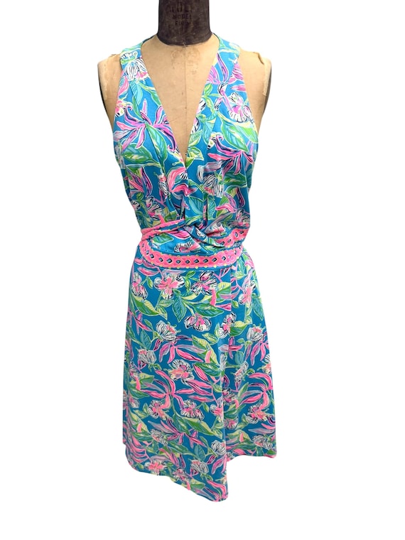Lilly Pulitzer Clancie Knee Length Wrap Dress Keep on Beleafing Print XL - Etsy Lilly Pulitzer Clancie Knee Length Wrap Dress Keep on Beleafing Print XL - Etsy