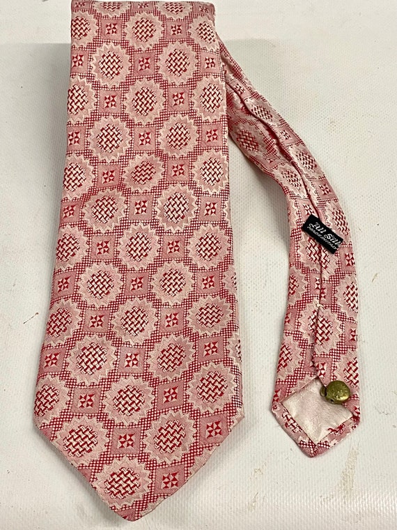 Vintage Carlo Palazzi For Jaeger Silk Tie Made In 