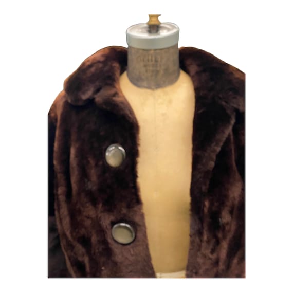 モニタリー ピーコート 38 ブラウン ファー アメリカ製 モニタリー