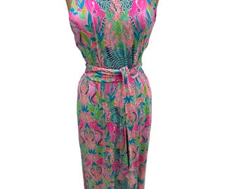 Lilly Pulitzer Monterey maxi-jurk XL