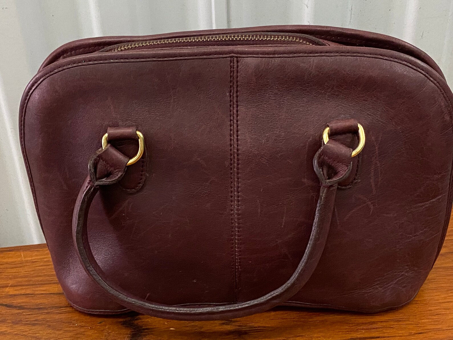 Vintage Etienne Aigner Shoulder Bag Brown Leather Purse Etsy