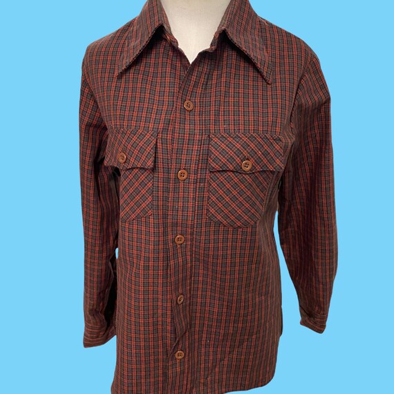 Camisa rojo quemado hotsell