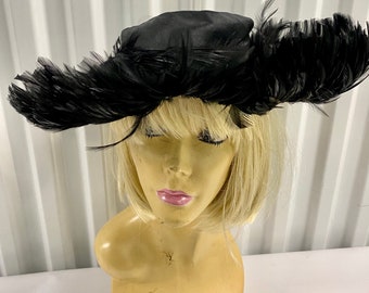 Buy Vintage 1970s Ms. Jo Ann Black Wool Bowler Hat With Epic  display picture 3