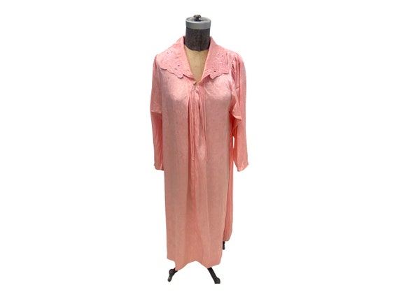 Vintage Pink Floral Christian Dior Loungewear Hou… - image 1