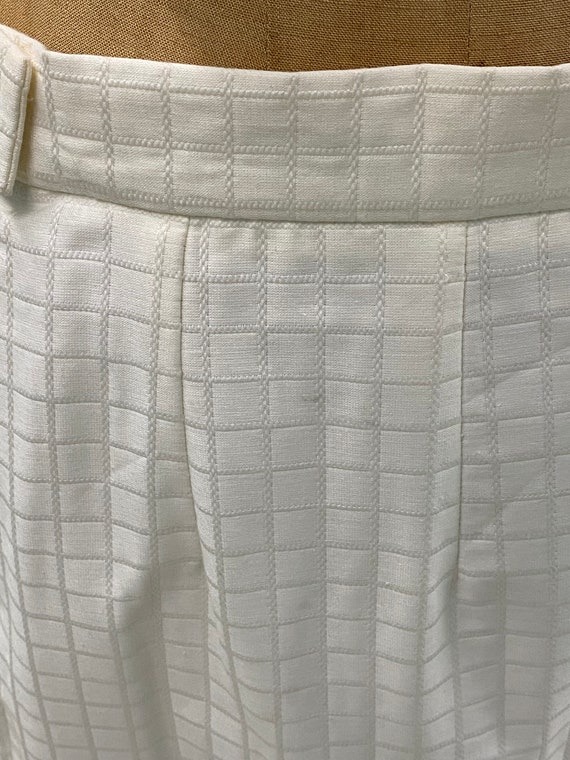 Vintage Givenchy White Cotton Skirt Size 42 US 10… - image 5